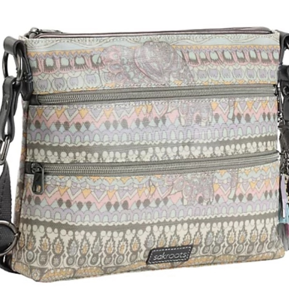 Sakroots Boho Coated Canvas Crossbody Bag